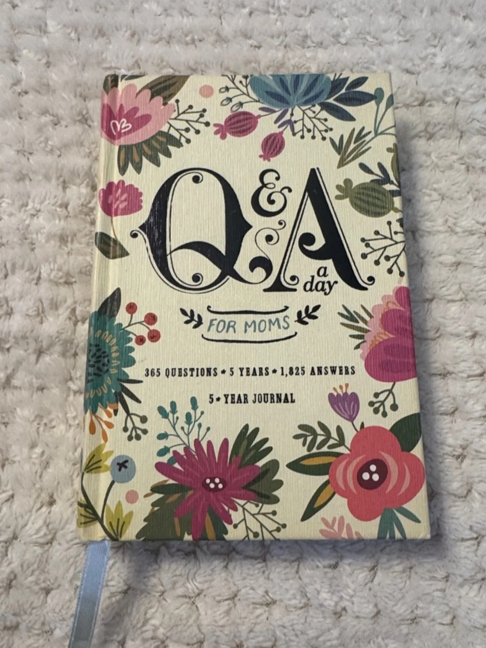 Q&A a Day for Moms 5-Year Journal — Floral Cream & Multicolor